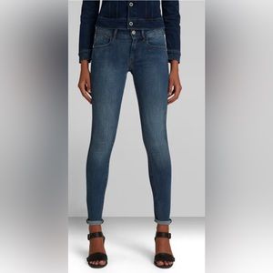 GSTAR LYNN SUPER SKINNY BLUE JEANS Size 26 (2) NWT